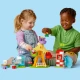 LEGO DUPLO Vidámpark Peppa, Cili és Dany óriáskeréken és csúszdával.