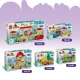 LEGO DUPLO Vidámpark Peppa, Cili és Dany óriáskeréken és csúszdával.