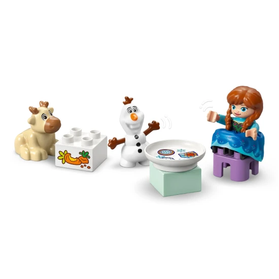 LEGO DUPLO 10455 Jégbirodalom Anna és Elza és ünnepség a kastélyban LEGO DUPLO Ice Kingdom – Anna, Elsa és egy varázslatos ünnepség a kastélyban