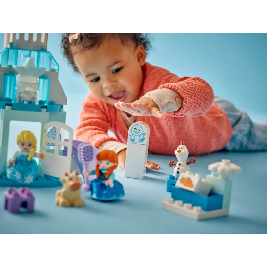LEGO DUPLO 10455 Jégbirodalom Anna és Elza és ünnepség a kastélyban LEGO DUPLO Ice Kingdom – Anna, Elsa és egy varázslatos ünnepség a kastélyban