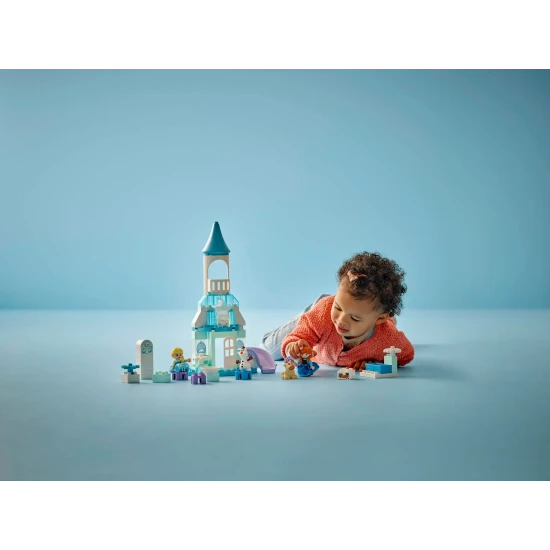 LEGO DUPLO 10455 Jégbirodalom Anna és Elza és ünnepség a kastélyban LEGO DUPLO Ice Kingdom – Anna, Elsa és egy varázslatos ünnepség a kastélyban