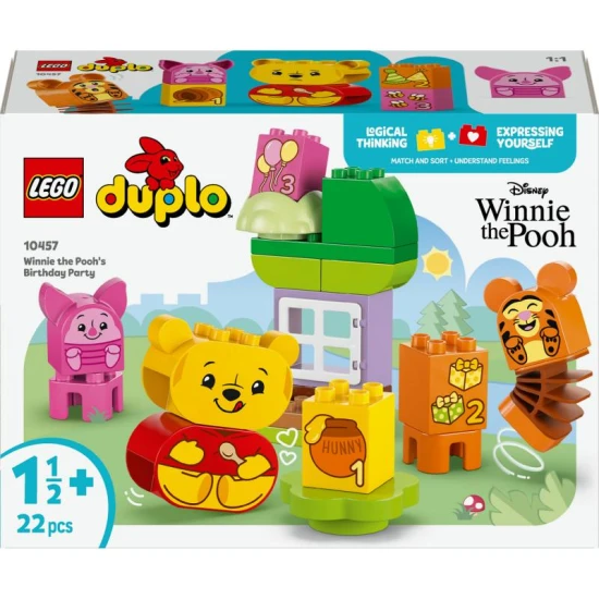 LEGO DUPLO 10457 – Micimackó születésnapi buli figurákkal és ajándékokkal