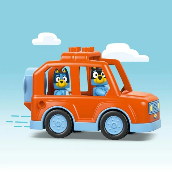 LEGO DUPLO 10458 Bluey and the Ice Cream Trip LEGO DUPLO Bluey és fagylaltozás – szórakozás a kicsiknek!