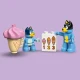 LEGO DUPLO 10458 Bluey and the Ice Cream Trip LEGO DUPLO Bluey és fagylaltozás – szórakozás a kicsiknek!