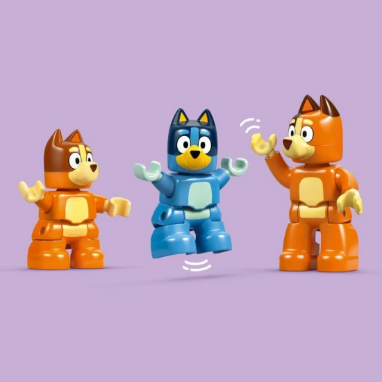 LEGO DUPLO Bluey 10459 – Egy ház tele szórakozással és memóriajátékkal egyben