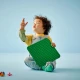 LEGO DUPLO Zöld építőszőnyeg 16 x 16 kiálló méretekkel