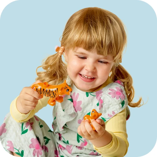 LEGO DUPLO Zöld építőszőnyeg 16 x 16 kiálló méretekkel