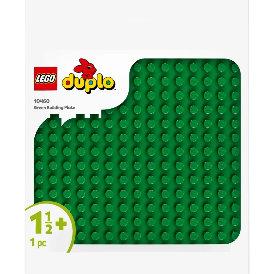 LEGO DUPLO Zöld építőszőnyeg 16 x 16 kiálló méretekkel