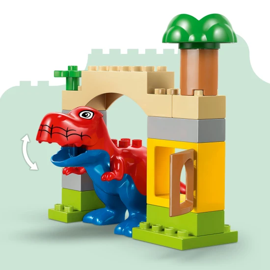 LEGO DUPLO 10463 Spidey-Rex dinoszaurusz vs. Zöld Manó LEGO DUPLO 10463 Spidey-Rex dinoszaurusz vs. Zöld Manó