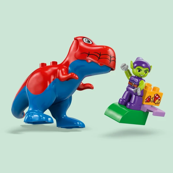 LEGO DUPLO 10463 Spidey-Rex dinoszaurusz vs. Zöld Manó LEGO DUPLO 10463 Spidey-Rex dinoszaurusz vs. Zöld Manó