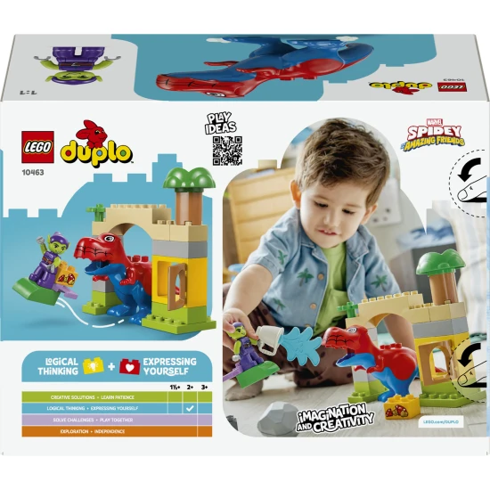 LEGO DUPLO 10463 Spidey-Rex dinoszaurusz vs. Zöld Manó LEGO DUPLO 10463 Spidey-Rex dinoszaurusz vs. Zöld Manó
