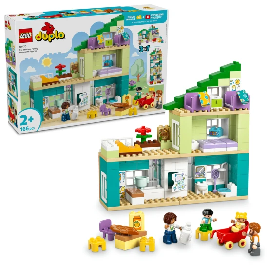 LEGO DUPLO 10470 Modern családi ház 3 az 1-ben figurákkal