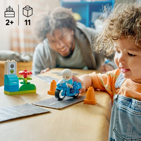 LEGO DUPLO 10471 Kék rendőrmotor