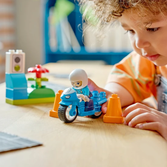 LEGO DUPLO 10471 Kék rendőrmotor