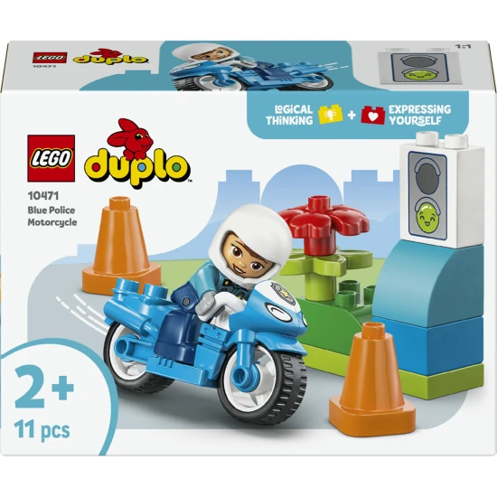 LEGO DUPLO 10471 Kék rendőrmotor