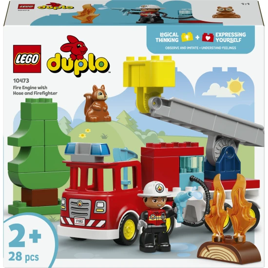 LEGO DUPLO 10473 Tűzoltóautó tömlővel és tűzoltóval