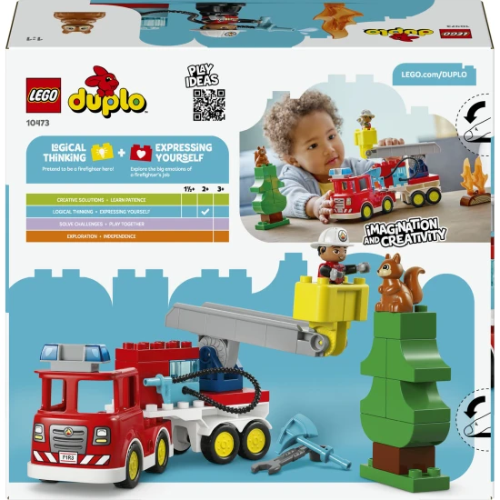 LEGO DUPLO 10473 Tűzoltóautó tömlővel és tűzoltóval