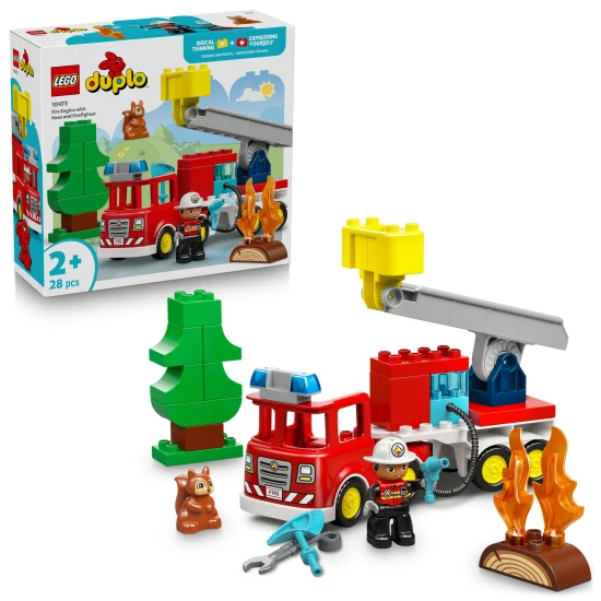 LEGO DUPLO 10473 Tűzoltóautó tömlővel és tűzoltóval