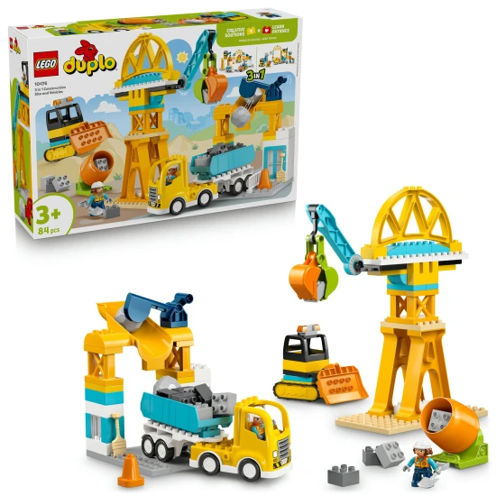 LEGO DUPLO 10476 Építkezés és járművek 3 az 1-ben