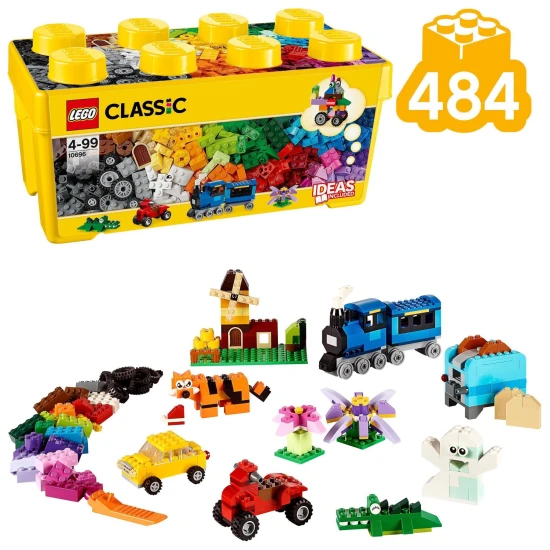 LEGO Classic Medium kreatív doboz színes blokkokkal és kiegészítőkkel