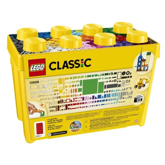 LEGO Classic Nagy kreatív doboz: 33 színű tégla és rengeteg különleges alkatrész az alkotáshoz!