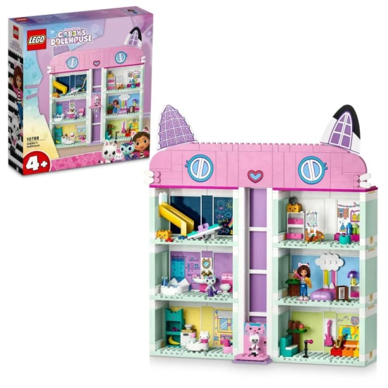LEGO® Gabina varázslatos háza (10788) 8 színes szobával és gyermekprogramokkal