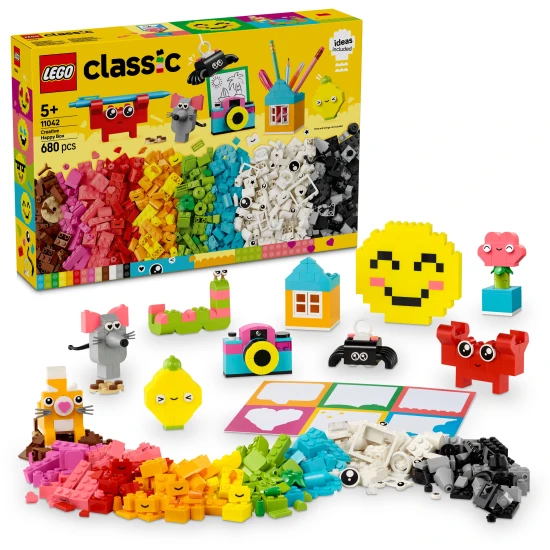 LEGO Classic Creative vidám doboz, tele lehetőségekkel
