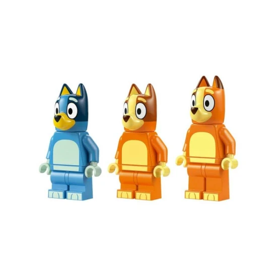 LEGO Bluey 11202 Bluey és a családi autós kirándulás a tengerpartra LEGO Bluey 11202 - Családi kirándulás a tengerpartra kis kalandoroknak