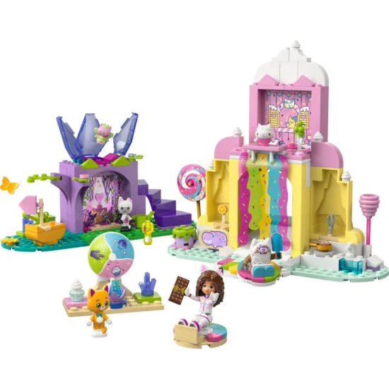 LEGO Gabby babaháza 11205 Édes kísértés hegy és macskakert LEGO Gabby 11205 – Édes hegy és macskakert, tele szórakozással