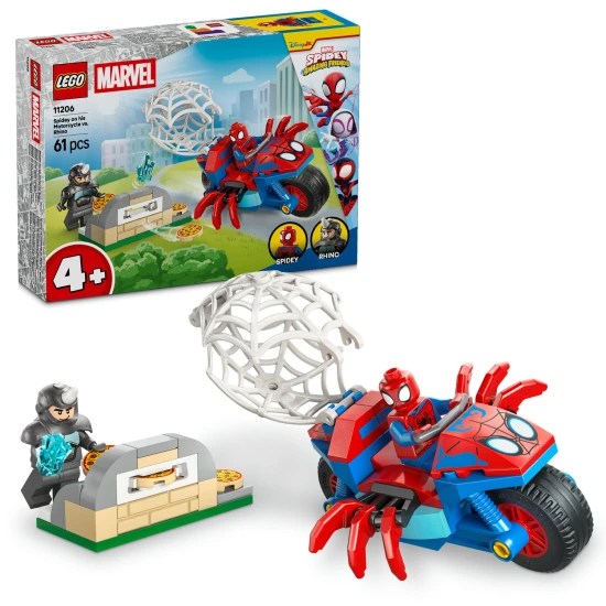 LEGO Marvel 11206 Pókember motorja vs. Rhino LEGO Marvel 11206 Pókember motorja vs. Rhino