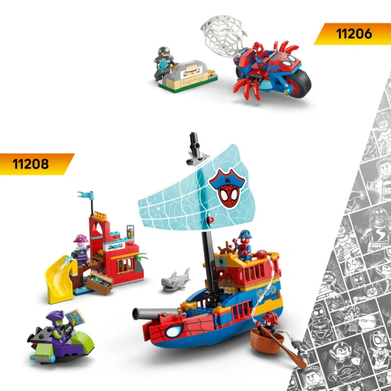 LEGO Marvel 11207 Pókember: Vízalatti járművek LEGO Marvel 11207 Pókember: Vízalatti járművek