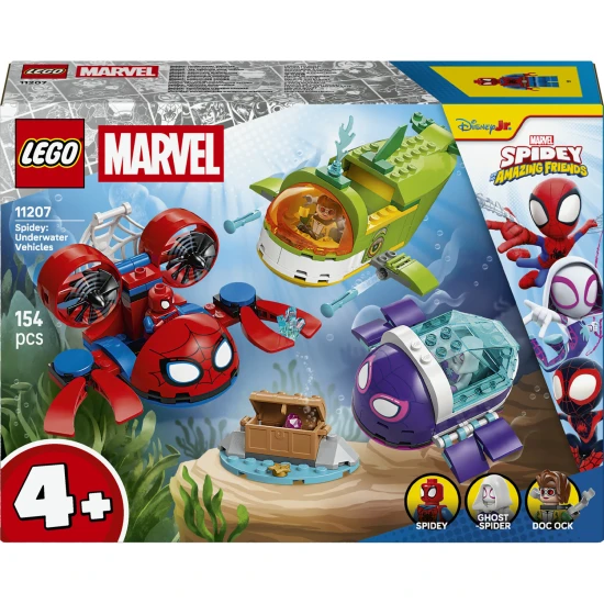 LEGO Marvel 11207 Pókember: Vízalatti járművek LEGO Marvel 11207 Pókember: Vízalatti járművek