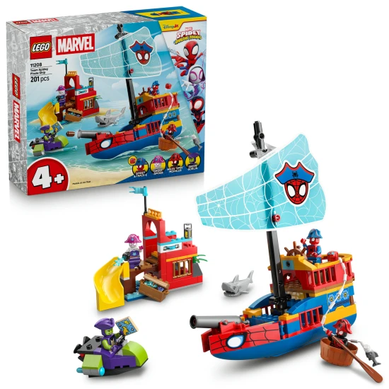 LEGO Marvel 11208 Pókcsapat kalózhajója LEGO Marvel 11208 Pókcsapat kalózhajója