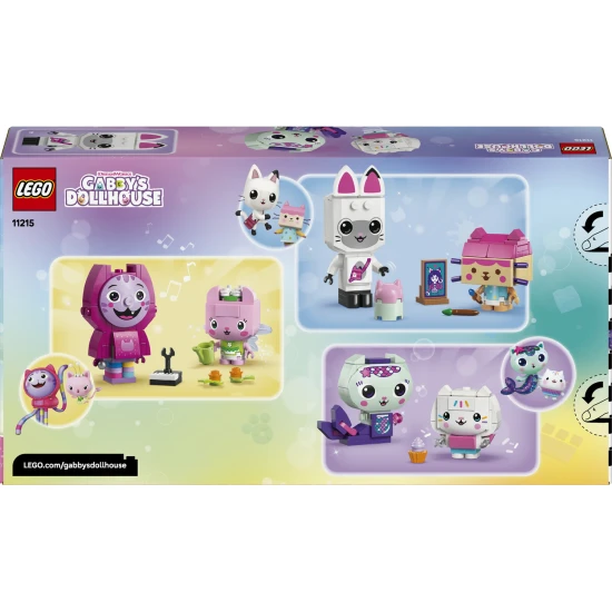 LEGO Gabby's Dollhouse 11215 Gabi és a kockákból készült macskabarátai