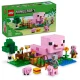 LEGO Minecraft Malacház 21268 – építőkészlet piglinnel, állatokkal és farmmal gyerekeknek