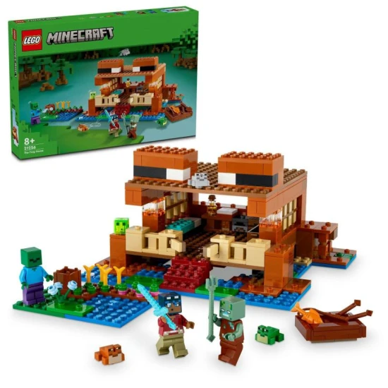 Békaház LEGO Minecraft: Kreatív építőkészlet a játék rajongóinak