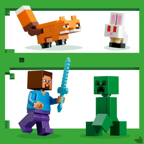 LEGO Minecraft 21583 Steve és a tajga kaland LEGO Minecraft 21583 Steve és a tajga kaland