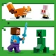 LEGO Minecraft 21583 Steve és a tajga kaland LEGO Minecraft 21583 Steve és a tajga kaland