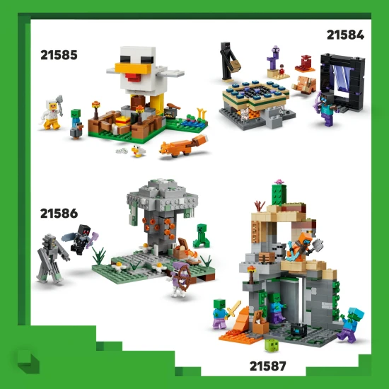 LEGO Minecraft 21583 Steve és a tajga kaland LEGO Minecraft 21583 Steve és a tajga kaland