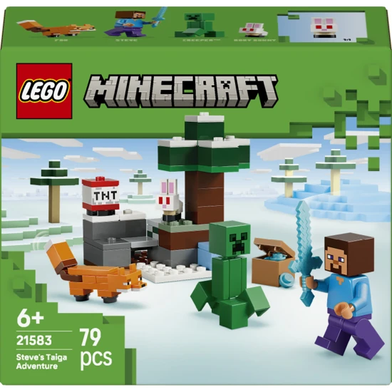 LEGO Minecraft 21583 Steve és a tajga kaland LEGO Minecraft 21583 Steve és a tajga kaland