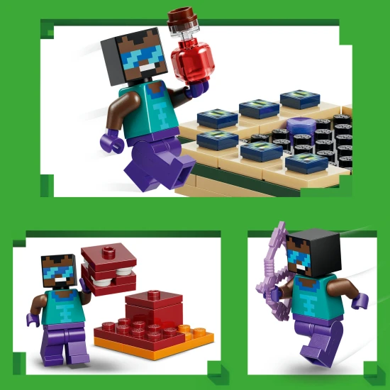 LEGO Minecraft 21584 Portálutazás a Netherbe és az Endbe