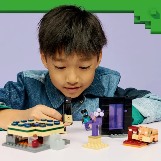 LEGO Minecraft 21584 Portálutazás a Netherbe és az Endbe