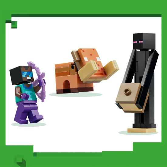 LEGO Minecraft 21584 Portálutazás a Netherbe és az Endbe