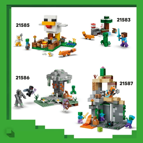 LEGO Minecraft 21584 Portálutazás a Netherbe és az Endbe
