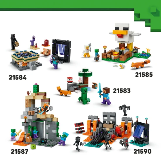 LEGO Minecraft 21586 Sápadt Kert
