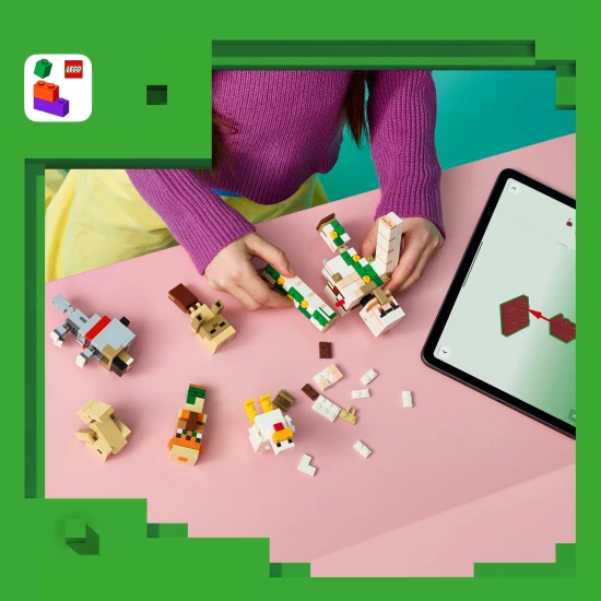 LEGO Minecraft 21592 Csirkezsoké és sivatagi támadás LEGO Minecraft 21592 Csirkezsoké és sivatagi támadás