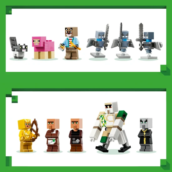 LEGO Minecraft 21596 Rablóvezér falutámadása LEGO Minecraft 21596 Rablóvezér falutámadása