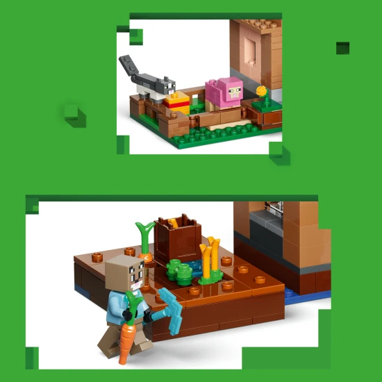 LEGO Minecraft 21596 Rablóvezér falutámadása LEGO Minecraft 21596 Rablóvezér falutámadása