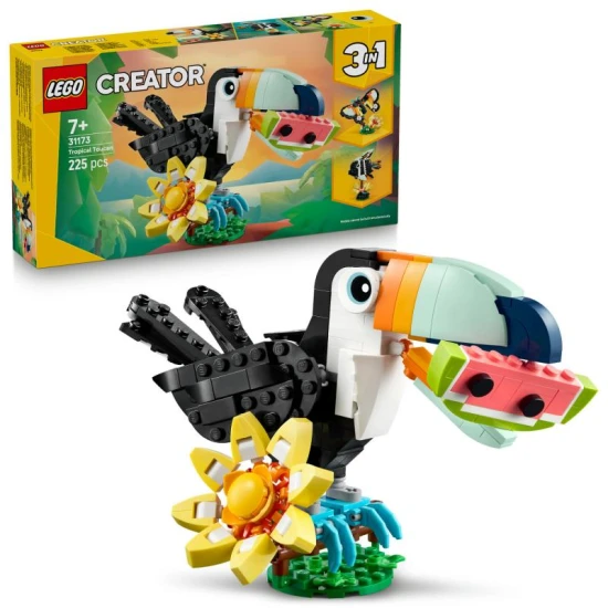 LEGO Creator 31173 – Trópusi tukán és más vadon élő állatok