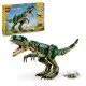 LEGO® Creator 3 az 1-ben modellek: T-Rex, Triceratops és Pterodactyl működés közben – a tökéletes készlet a dinoszauruszok szerelmeseinek.